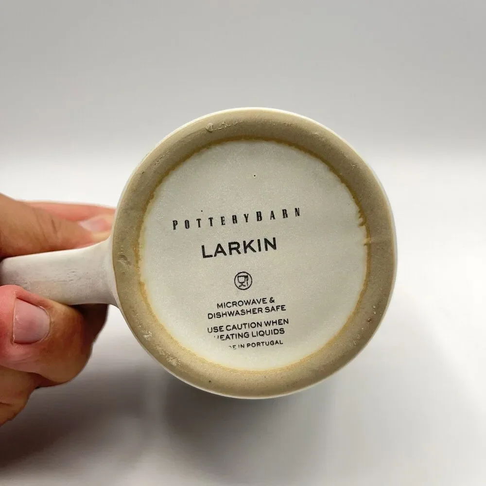 Pottery Barn Larkin Stoneware Mugs